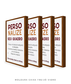 Imagem do Conjuto de 4 Quadros Personalizados Retangular