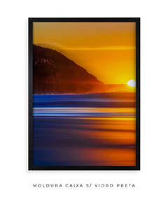 Dupla Quadro Nascer do Sol Praia do Santinho 1 - Be decorart | Quadros Online