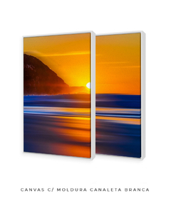 Dupla Quadro Nascer do Sol Praia do Santinho - comprar online