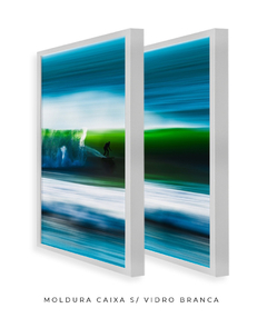 Dupla Quadro Surf Praia do Santinho - Be decorart | Quadros Online