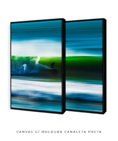 Dupla Quadro Surf Praia do Santinho - Be decorart | Quadros Online