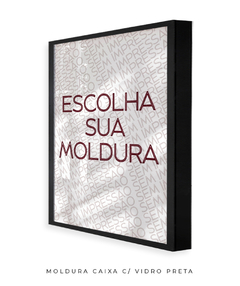 Moldura Caixa Com Vidro Sem Impressão - comprar online