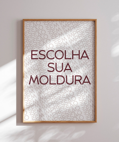 Moldura Caixa Com Vidro Sem Impressão - Be decorart | Quadros Online