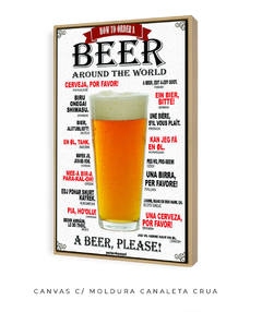 Quadro A Beer, Please! - Be decorart | Quadros Online