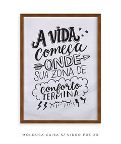 Quadro A Vida Começa - comprar online