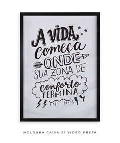 Quadro A Vida Começa - Be decorart | Quadros Online