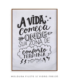 Quadro A Vida Começa - Be decorart | Quadros Online