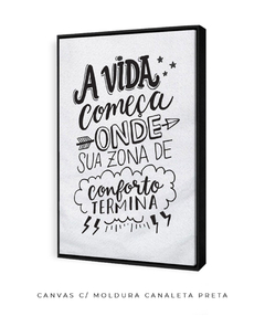 Quadro A Vida Começa na internet