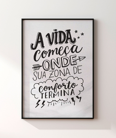 Quadro A Vida Começa - Be decorart | Quadros Online