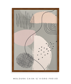 Quadro Abstract Tons Neutros 1 - comprar online