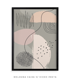 Quadro Abstract Tons Neutros 1 - Be decorart | Quadros Online