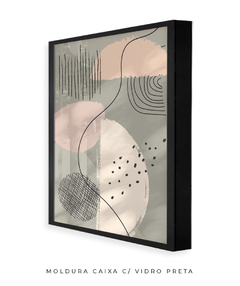 Quadro Abstract Tons Neutros 1 - loja online