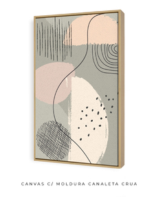 Quadro Abstract Tons Neutros 1 - comprar online