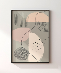 Quadro Abstract Tons Neutros 1 - Be decorart | Quadros Online