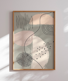 Quadro Abstract Tons Neutros 1 - loja online