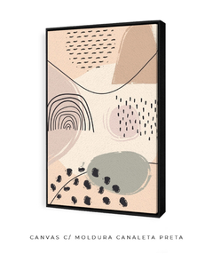 Quadro Abstract Tons Neutros 2 - Be decorart | Quadros Online