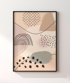 Quadro Abstract Tons Neutros 2 - Be decorart | Quadros Online