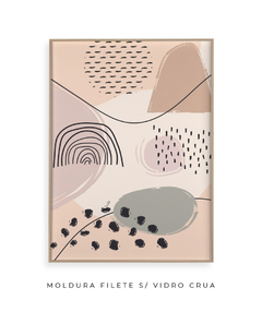 Quadro Abstract Tons Neutros 2 - comprar online