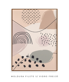 Quadro Abstract Tons Neutros 2 - Be decorart | Quadros Online