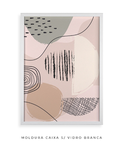 Quadro Abstract Tons Neutros 3 - Be decorart | Quadros Online