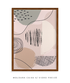 Quadro Abstract Tons Neutros 3 - comprar online