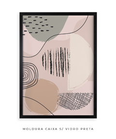 Quadro Abstract Tons Neutros 3 - Be decorart | Quadros Online