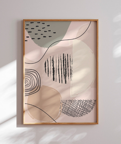 Quadro Abstract Tons Neutros 3 - loja online