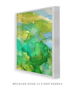 Quadro Abstrato Alchool Verde 1 - loja online