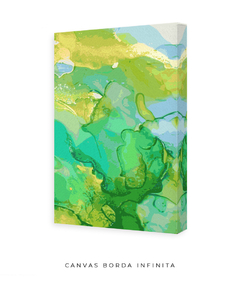 Quadro Abstrato Alchool Verde 1 - comprar online