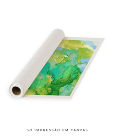 Quadro Abstrato Alchool Verde 1 - comprar online