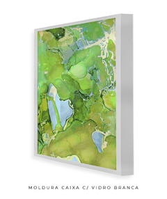 Quadro Abstrato Alchool Verde 2 - loja online