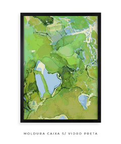 Quadro Abstrato Alchool Verde 2 - Be decorart | Quadros Online