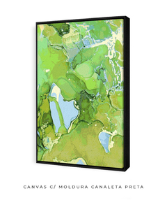 Quadro Abstrato Alchool Verde 2 - Be decorart | Quadros Online