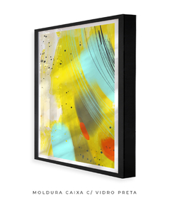 Quadro Abstrato Amarelo 2 - loja online