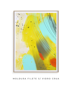 Quadro Abstrato Amarelo 2 - comprar online