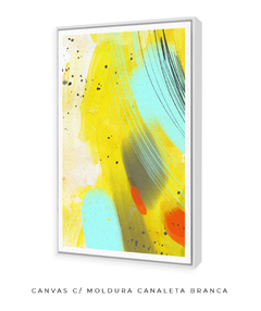 Quadro Abstrato Amarelo 2 - Be decorart | Quadros Online