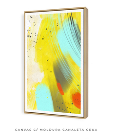 Quadro Abstrato Amarelo 2 - loja online