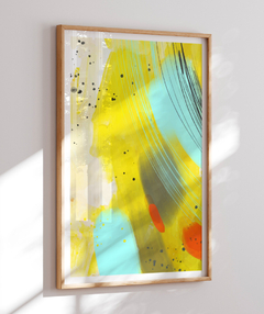 Quadro Abstrato Amarelo 2 - Be decorart | Quadros Online