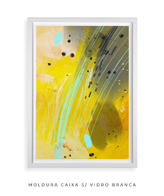 Quadro Abstrato Amarelo 3 - Be decorart | Quadros Online