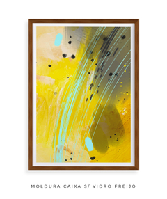 Quadro Abstrato Amarelo 3 - comprar online