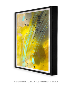 Quadro Abstrato Amarelo 3 - loja online