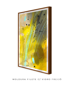 Quadro Abstrato Amarelo 3 - loja online