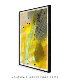 Quadro Abstrato Amarelo 3