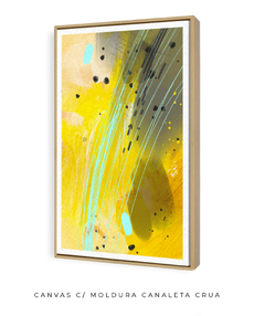 Quadro Abstrato Amarelo 3