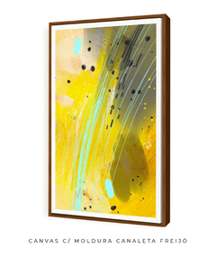 Quadro Abstrato Amarelo 3 - comprar online