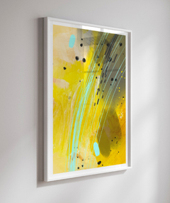 Quadro Abstrato Amarelo 3 - comprar online