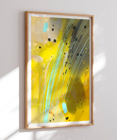 Quadro Abstrato Amarelo 3 - Be decorart | Quadros Online