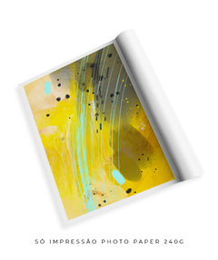 Quadro Abstrato Amarelo 3