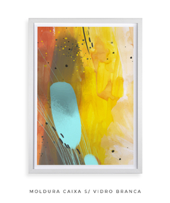 Quadro Abstrato Amarelo - Be decorart | Quadros Online