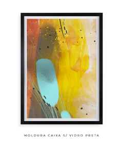 Quadro Abstrato Amarelo - Be decorart | Quadros Online